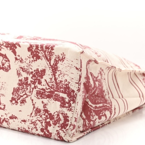 CHRISTIAN DIOR 
Straw Dioriviera Tote Red. Novelty bag/VIp Gift with purchase. - Picture 8 of 8